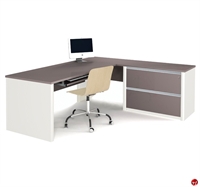 Picture of Bestar Connexion 93868,93868-59 Contemporary L Shape Computer Desk Workstation