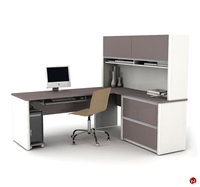 Picture of Bestar Connexion 93872,93872-59 Contemporary L Shape Computer Desk Workstation