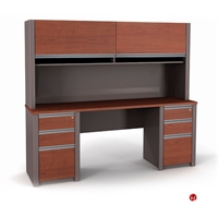 Picture of Bestar Connexion 93876,93876-39 Contemporary Credenza Computer Desk Workstation