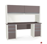 Picture of Bestar Connexion 93876,93876-59 Contemporary Credenza Computer Desk Workstation