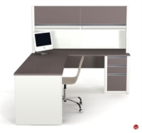 Picture of Bestar Connexion 93877,93877-59 Contemporary L Shape Computer Desk Workstation