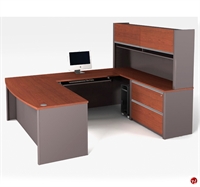 Picture of Bestar Connexion 93878,93878-39 Contemporary U Shape Computer Desk Workstation