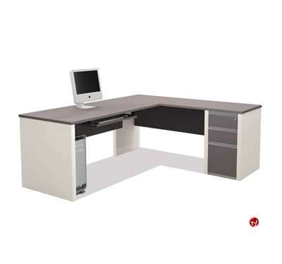 Picture of Bestar Connexion 93882,93882-59 Contemporary L Shape Computer Desk Workstation