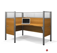 Picture of Bestar Pro-Biz 100854D,100854D-68,L Shape Laminate Office Cubicle Workstation
