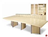 Picture of Voila Contemporary Veneer Conference Table with Filing Storage