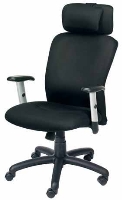 Picture of Mid Back Ergonomic Office Mesh Task Chair, Headrest