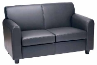 Picture of Contemporary Reception Lounge Two Seat Loveseat Sofa