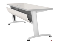 Picture of Abco Z Series 24" x 72" Training Table, Locking Curved Modesty Panel, Z32472
