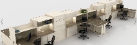Picture of Maxon Series 1000, Steel Teaming Office Desk Workstation