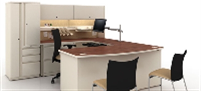 Picture of Maxon Series 1000, U Shape Steel Office Desk Workstation
