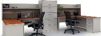 Picture of Maxon Series 1000, 2 Person Teaming Steel Office Desk Workstation