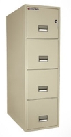 Picture of Sentry Safe 4T3130, 31"D 4 Drawer Water Resistant Fire File Cabinet