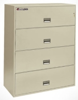 Picture of Sentry Safe 4L4310, 43"W 4 Drawer Lateral Fire File Cabinet