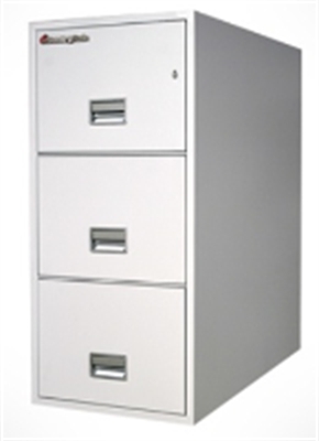 Picture of Sentry Safe 3T3120, 31"D 3 Drawer Letter 2 Hour Fire File Cabinet 