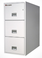 Picture of Sentry Safe 3T3100, 31"D 3 Drawer Letter 1 Hour Fire File Cabinet 