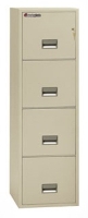 Picture of Sentry Safe 4T2010, 20"D 4 Drawer Letter Vertical Fire File Cabinet 