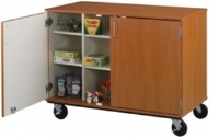 Picture of 36"H Closed Mobile Classroom Storage Cubbie 