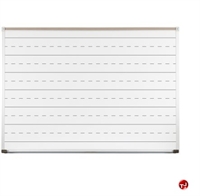 Picture of Best Rite 202AH-S4, 4 x 8 Porcelain Markerboard, Aluminum Trim,Grid Lines