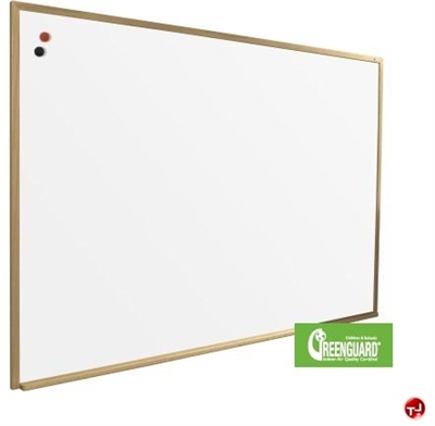 Picture of Best Rite 202WM, 4 x 12  Porcelain Markerboard, Wood Trim