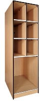 Picture of Ironwood 515-6-O, 7 Compartment Open Music Storage Cabinet