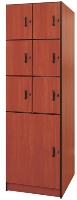 Picture of Ironwood 515-6-M,7 Compartment Closed Music Storage Cabinet,Solid Melamine