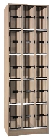Picture of Ironwood 514-1-G, 15 Compartment Closed Music Storage Cabinet,Grill Door