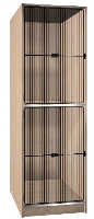 Picture of Ironwood 502-14-G, 2 Compartment Closed Music Storage Cabinet, Grill Door