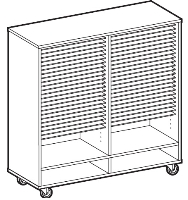 Picture of Ironwood FS-50, Music Folio Storage, 50 Compartment