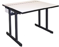 Picture of Ironwood 3036-CT, 30" x 36" Computer Training Table, Double Pedestal Base