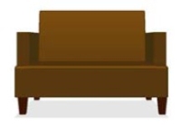 Picture of Valore Alba 6142, Reception Lounge 2 Seat Loveseat Sofa