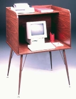 Picture of Ironwood CCB, Telemarketing Study Carrel, Laminate Computer Cubicle