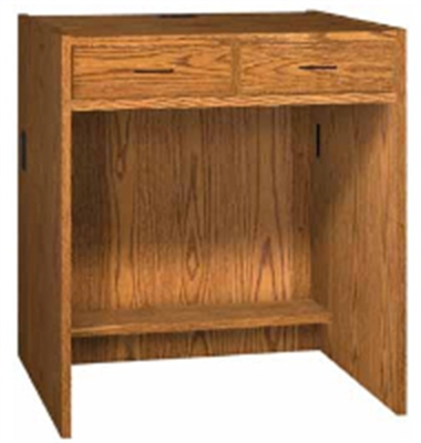 Picture of Ironwood CDTD, 36" x 30" Computer Desk Workstation, 2 Drawers