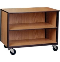 Picture of Ironwood 1001-O, Mobile Low Storage Open Cabinet 