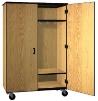 Picture of Ironwood 2037, Mobile Closed Wardrobe Storage Cabinet 