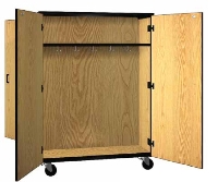 Picture of Ironwood 2038, Mobile Closed Double Faced Combo Wardrobe Storage Cabinet 