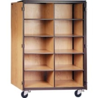 Picture of Ironwood 2042, Mobile Closed Cubical Storage Cabinet with Locks