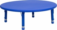 Picture of Adjustable Round Plastic School Kids Play Table