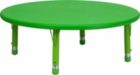 Picture of Adjustable Round Plastic School Kids Play Table