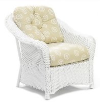 Picture of Whitecraft Giardino S391011, Protected Outdoor Wicker /Cushion Lounge Chair