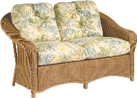 Picture of Whitecraft Giardino S391021, Protected Outdoor Wicker /Cushion Loveseat Chair