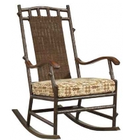 Picture of Whitecraft Chatham Run S525804, Outdoor Wicker Small Rocker Chair, Seat Pad