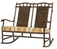 Picture of Whitecraft Chatham Run S525806, Outdoor Wicker Double Rocker Chair, Seat Pad