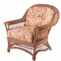 Picture of Whitecraft Cottage S587011, All Weather Outdoor Wicker Cushion Lounge Chair