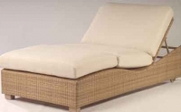 Picture of Whitecraft Montecito S511061, Outdoor Wicker Cushion Double Chaise Lounge