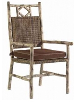 Picture of Whitecraft Oasis S545501, Outdoor Wicker Dining Arm Chair, Seat Pad