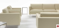 Picture of Cubic 1 Reception Lounge Lobby Two Seat Loveseat Sofa