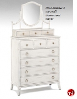 Picture of Whitecraft Brighton Bedroom Collection, M495707 Seven Drawer Chest