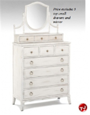Picture of Whitecraft Brighton Bedroom Collection, M495707 Seven Drawer Chest
