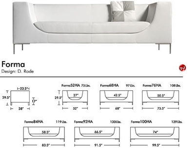 Picture of Aceray Forma 52, Contemporary Reception Lounge Lobby Sofa