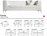 Picture of Aceray Forma 68, Contemporary Reception Lounge Lobby Sofa